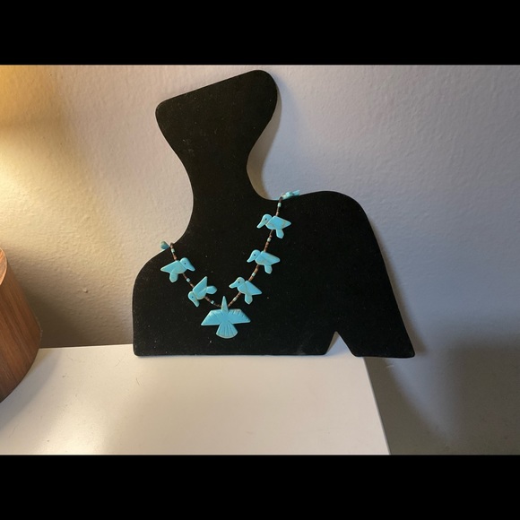 Turquoise Zuni Heishi necklace - Picture 2 of 8